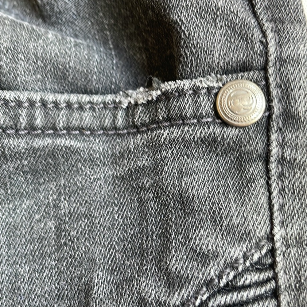 Pierre Balmain Biker Moto Black Skinny Jeans - Picture 12 of 15